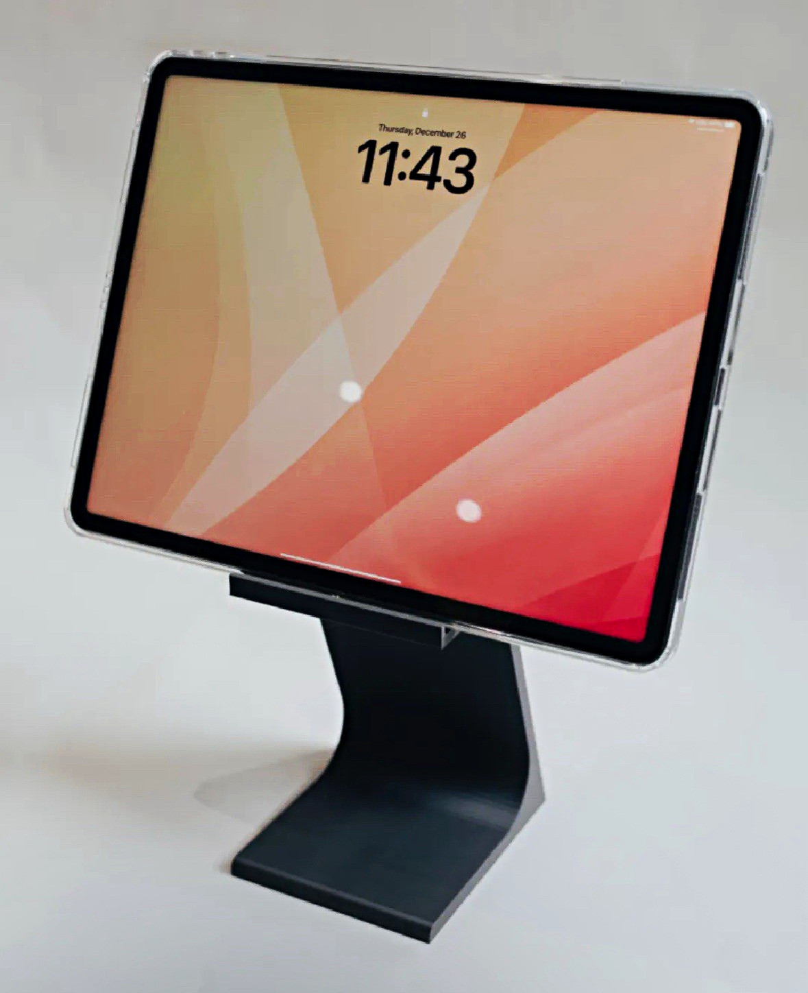 Metal Black Freestanding Desktop Stand Holder for tablet, Universal Compatible