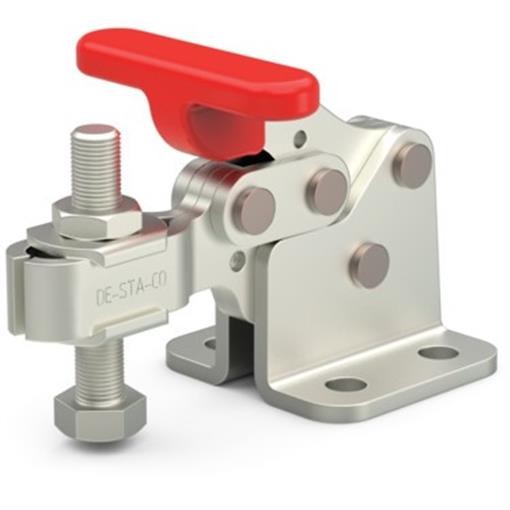 DE-STA-CO 307-USS Stainless Steel Horizontal Hold Down Clamp 350lbf Holding Cap.