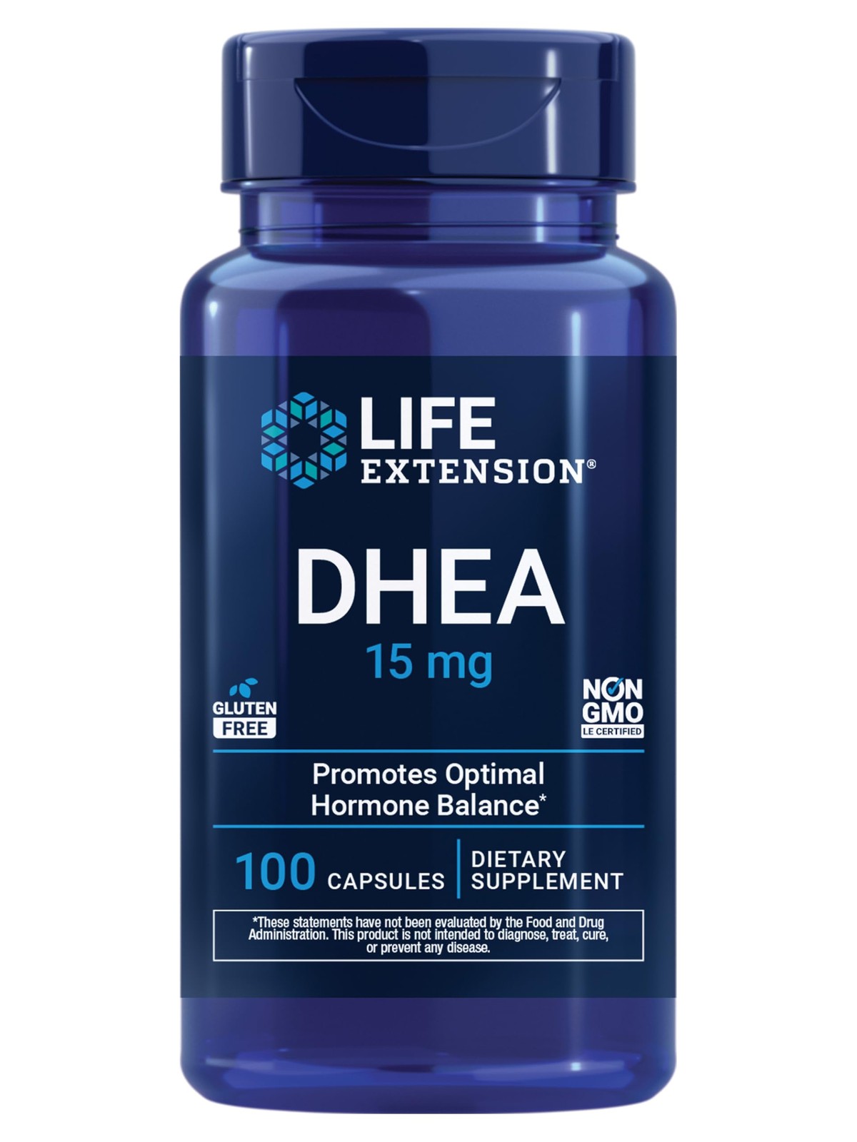 Support Muscle Memory Bone Density - Life Extension DHEA 15mg