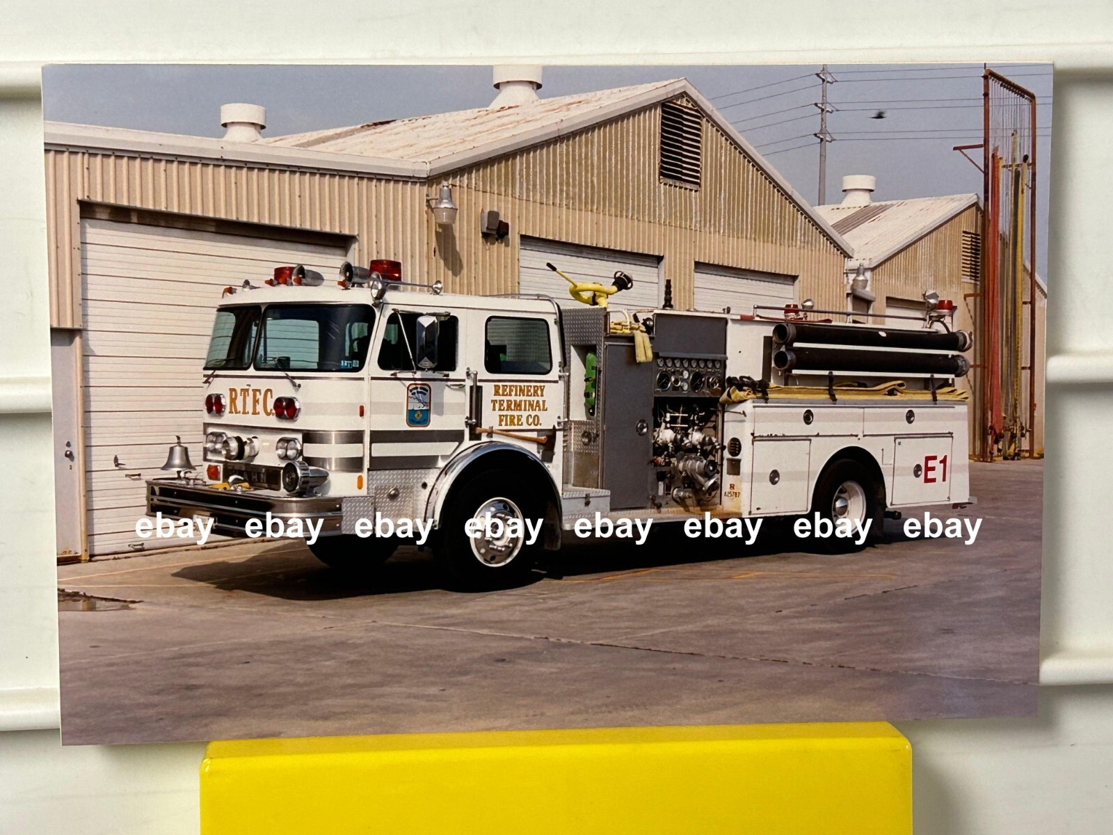 Refinery Terminal FC Corpus Christi TX 1980s Hahn pumper 4x6 print A34