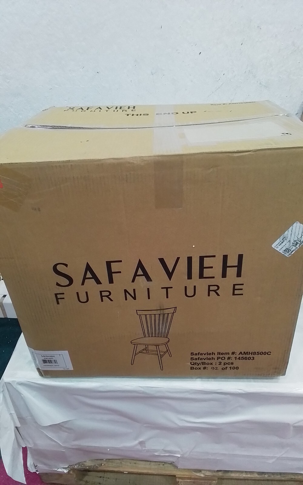 Safavieh PARKER SPINDEL SIDE CHAIR, Reduced Price 2172736099 AMH8500C