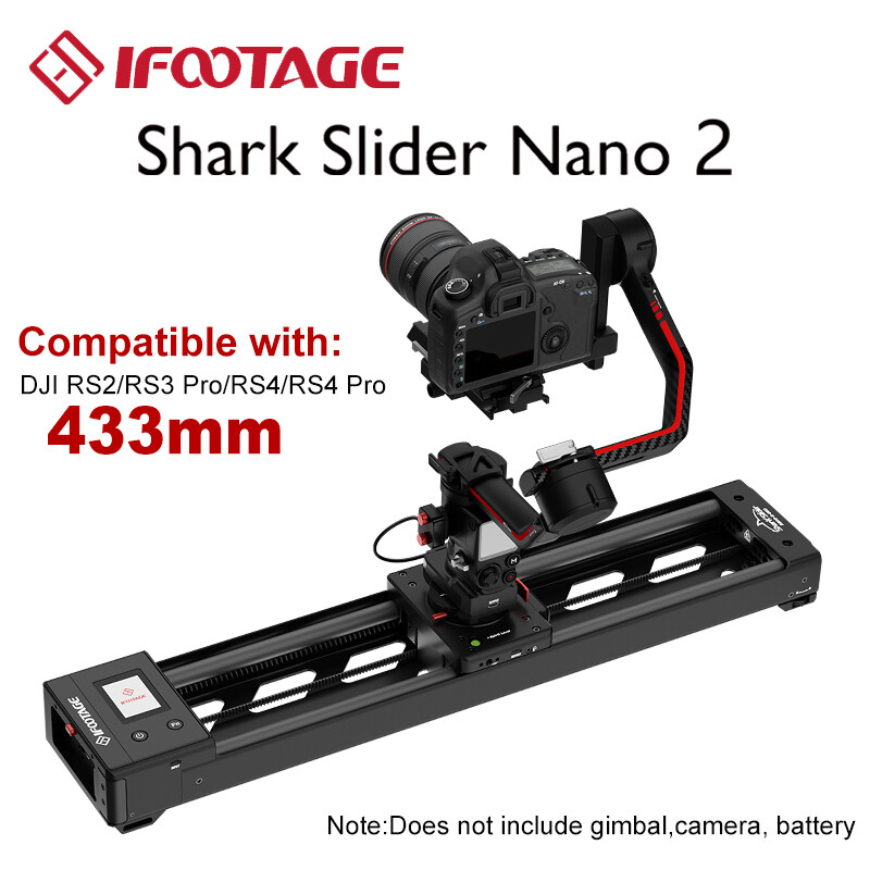 iFootage Shark Slider Nano II Nano 2-660 17" Motorized Camera Slider APP Control