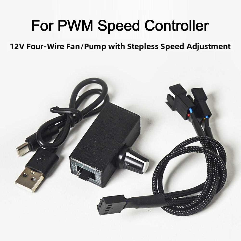 DC-DC Boost For PWM Fan Controller for 12V 4-Wire Fans 5V Input Type C for port