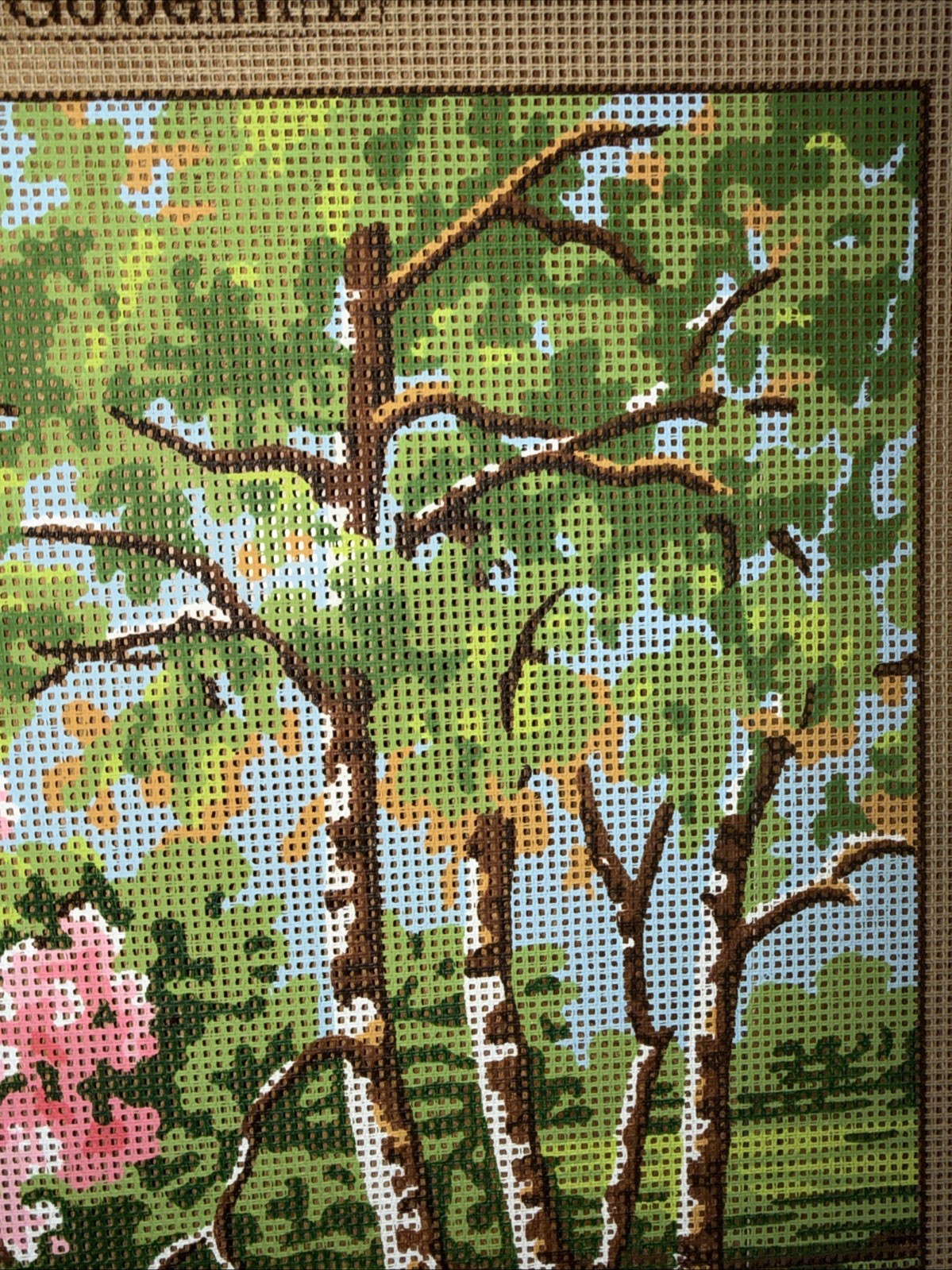 Printed needlepoint Tapestry Gobelin L Spring Canvas Only 40x50cm