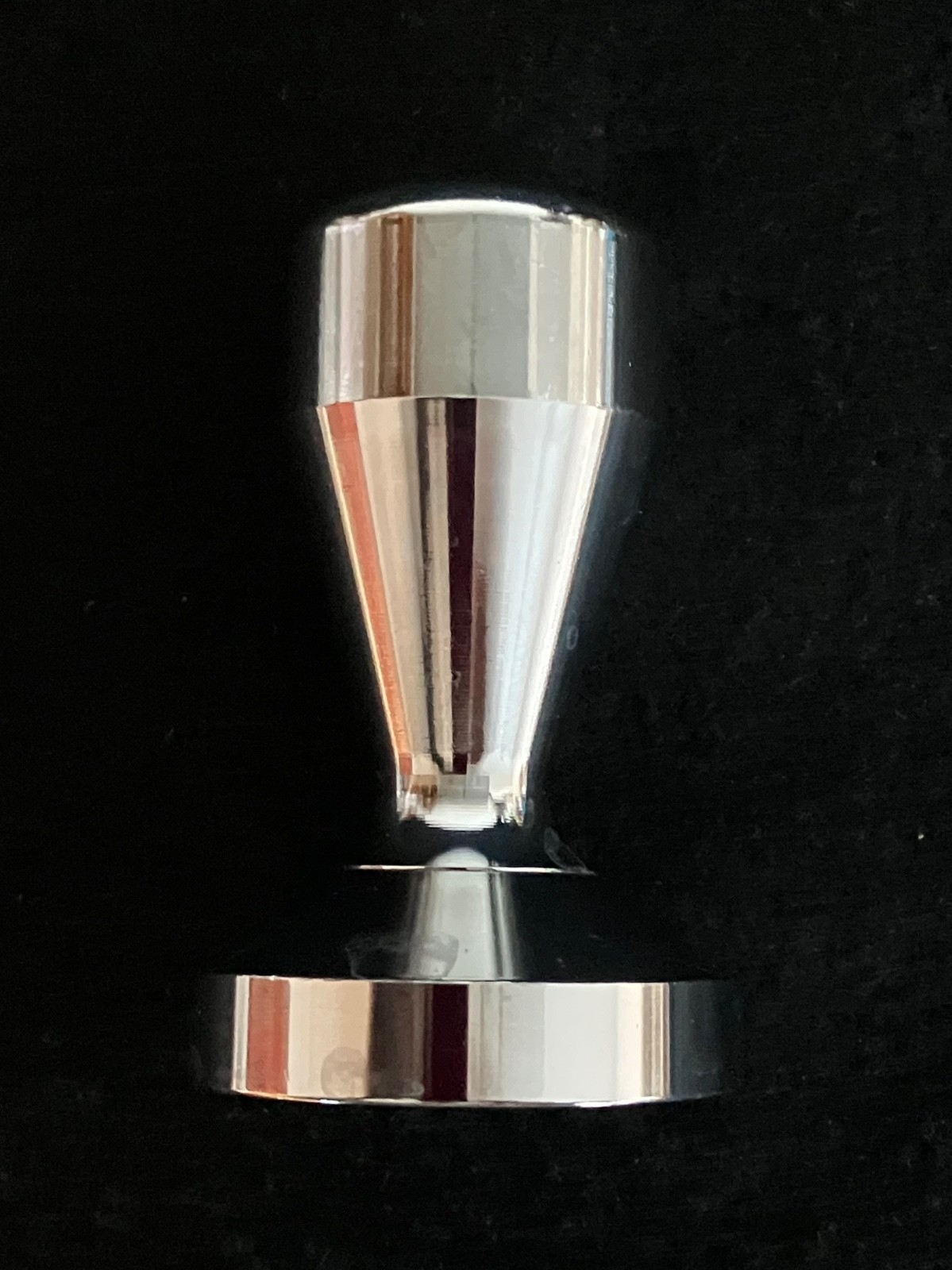 Stainless Steel Coffee Bean Press Tamper Barista Espresso Grinder 51mm Base EUC
