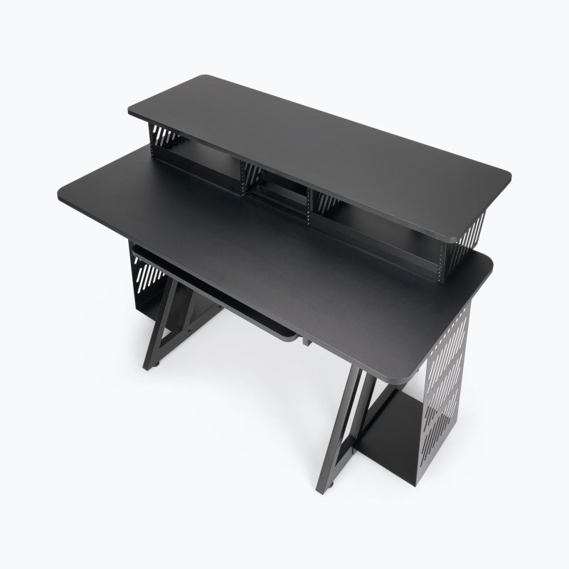 On-Stage WS7700B Large Workstation Desk - Black