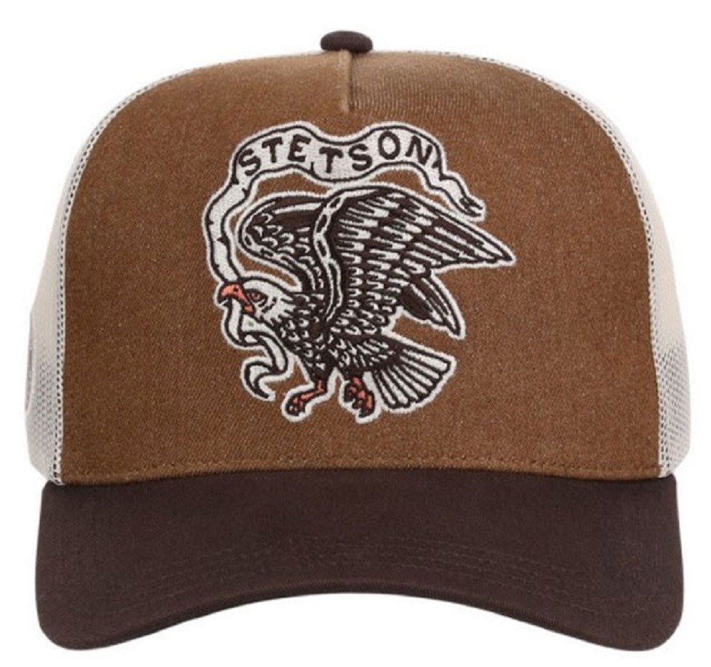 Stetson Eagle Embroidered Brown - Hats Cap - 07-077-0102-0149Br