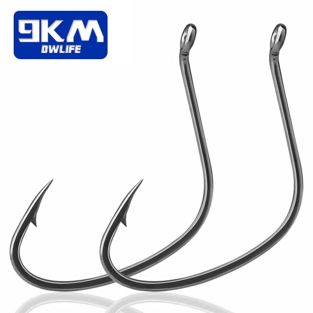 50~200Pcs Catfish Hooks Live Bait Hooks Pikes&Trout Hooks Wide Gap Fishing Hook