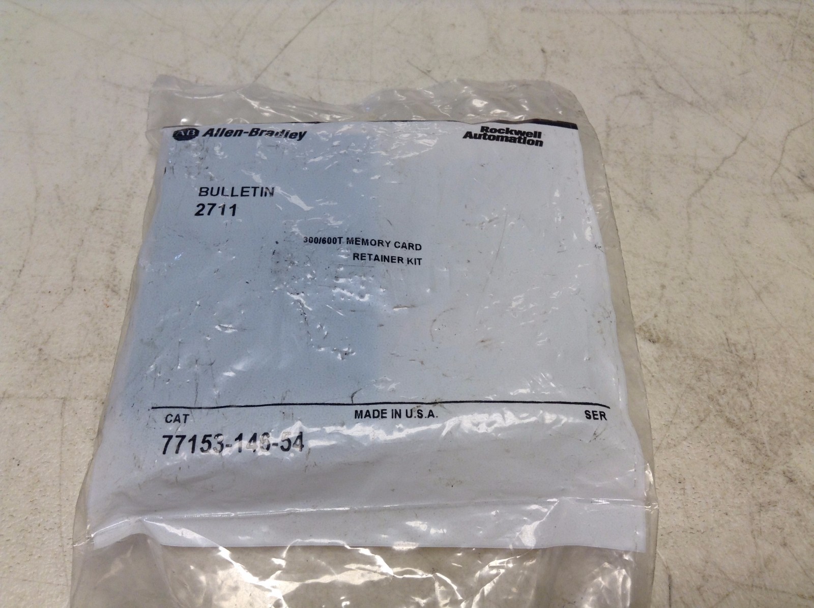 Allen Bradley 77153-146-54 Memory Card Retainer Kit 7715314654