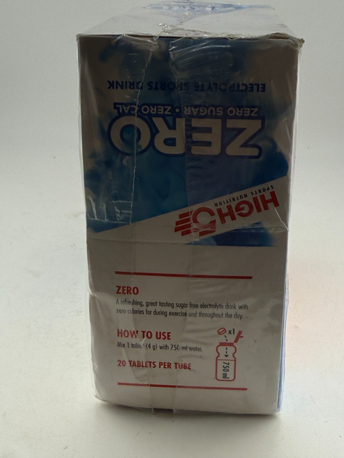 High5 Zero Electrolyte Caffeine Drink Tabs 8x20 Tablet Tube Pink Grapefruit