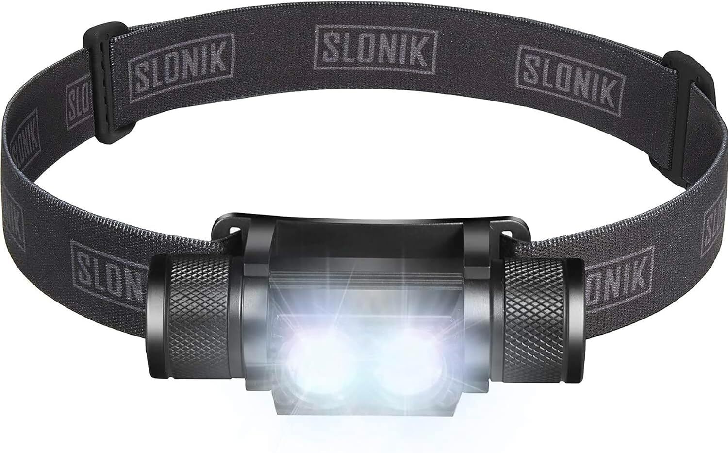 Slonik 500 Lumen Rechargeable Headlamp Lightweight Waterproof Adjustable Angle