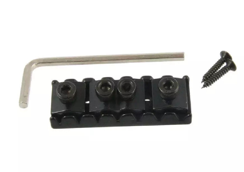 BP-0147-003 7-String Floyd Rose Style Black Locking Nut 1-7/8"