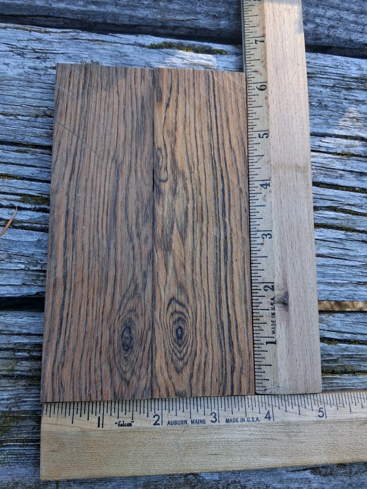 Bocote Knife Scales 5/16" x 1 3/4" x 6" #4