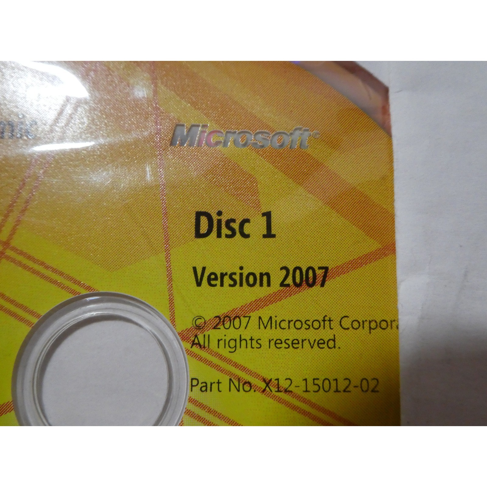 Microsoft Office Ultimate 2007 Academic Version 2-Disc Set X12-15012-02