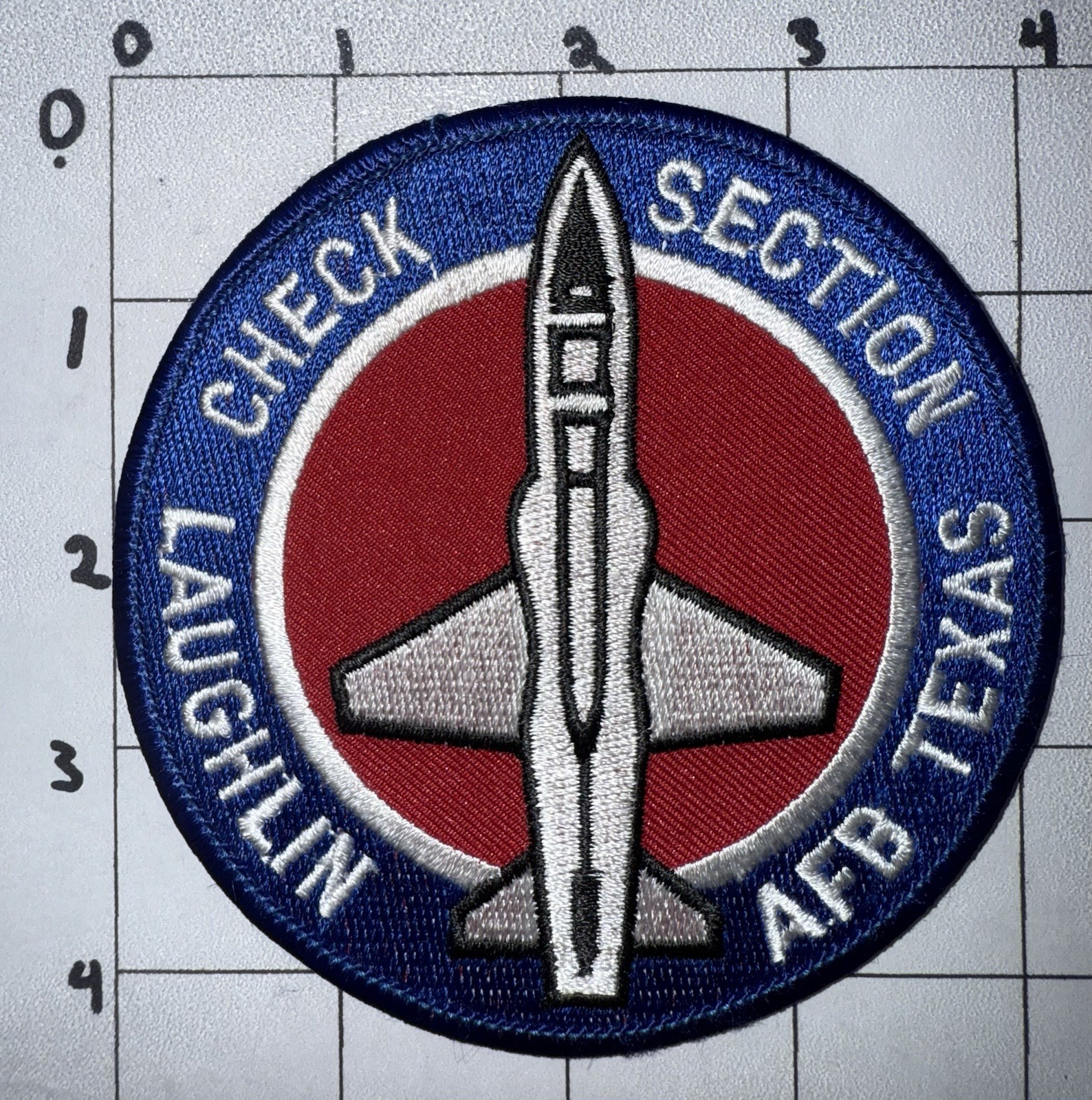USAF Check Section Laughlin Air Force Base Patch (16)