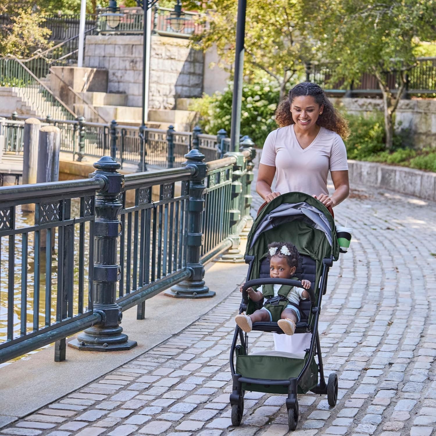 Summer Infant Ingenuity 3Dquickclose CS+ Compact Fold Stroller – Forest