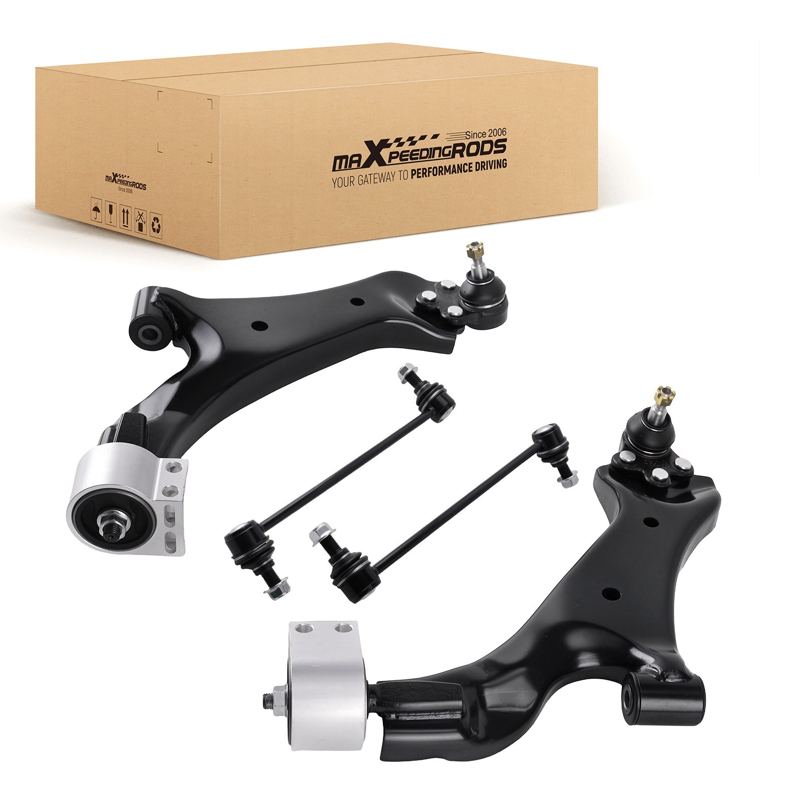 Suspension Front Lower Control Arms Sway Bar Links For 12-15 Chevy Captiva Sport