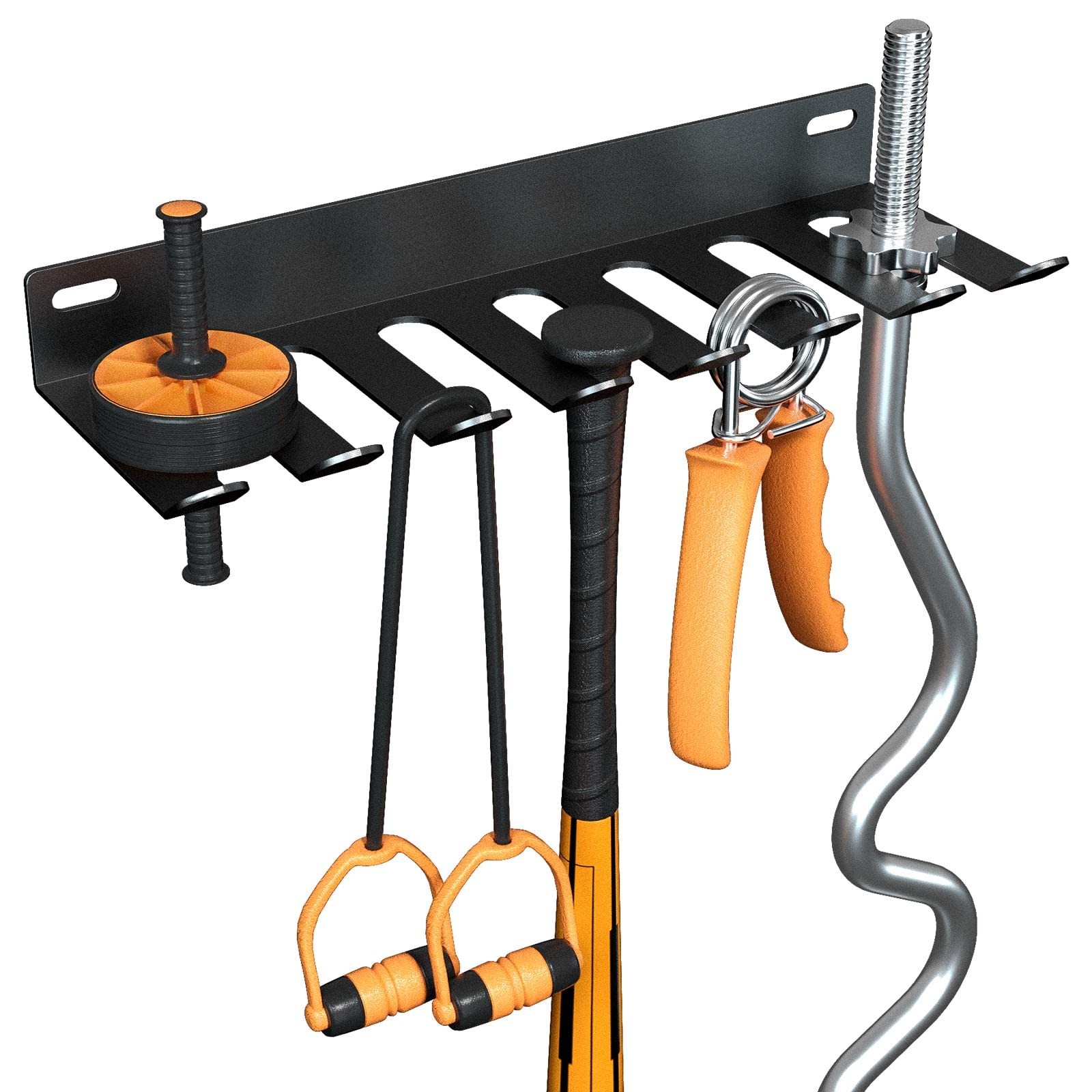 Gym Equipment Storage Rack,Multi Purpose Wall Mount Home Gym Equipment Storag...