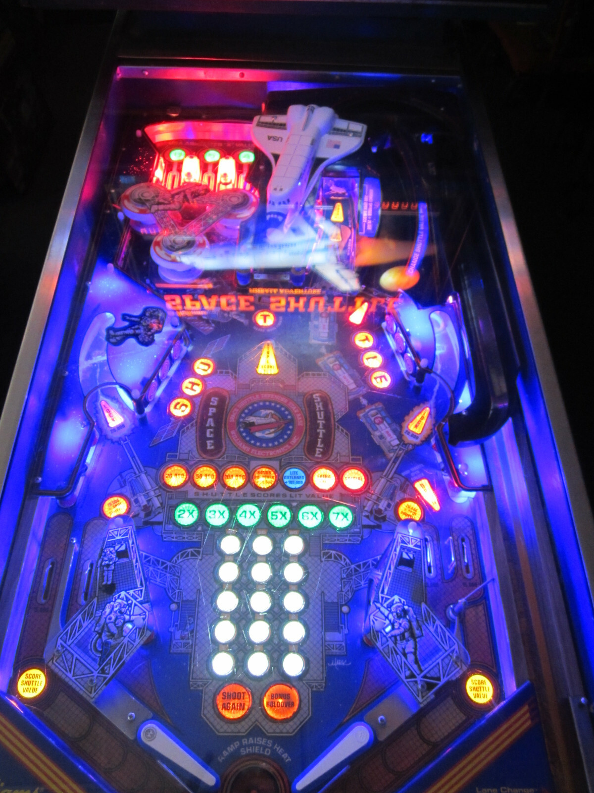 Space Shuttle - NON GHOSTING Lighting Kit custom SUPER BRIGHT PINBALL LED KIT