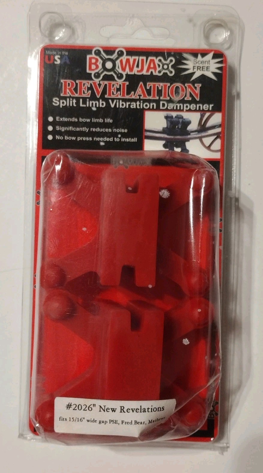 BowJax Revelation Split Limb Vibration Dampener