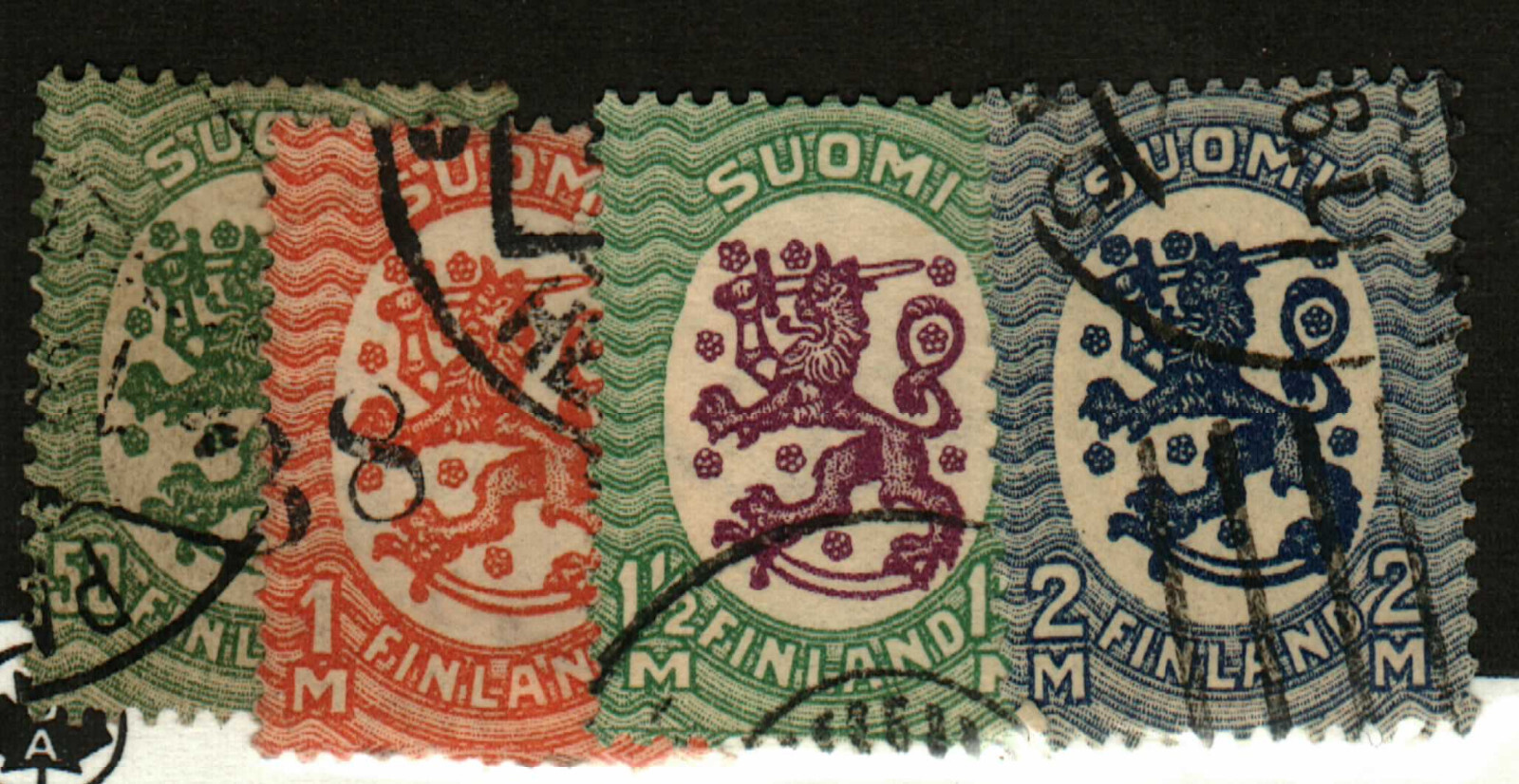Finland #145-8 used