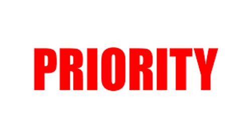 PRIORITY - Trodat Ultimark Stock Message Pre-Inked Stamp