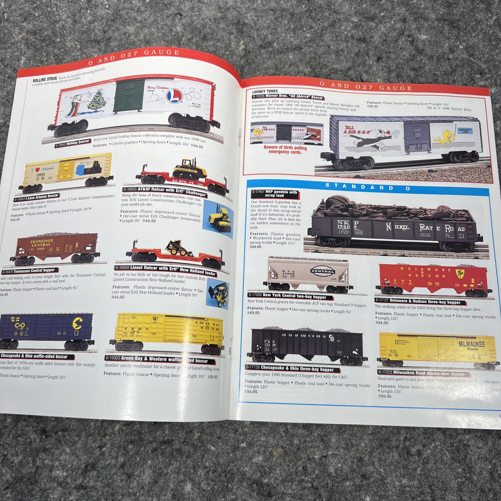 1996 Lionel Trains Catalog