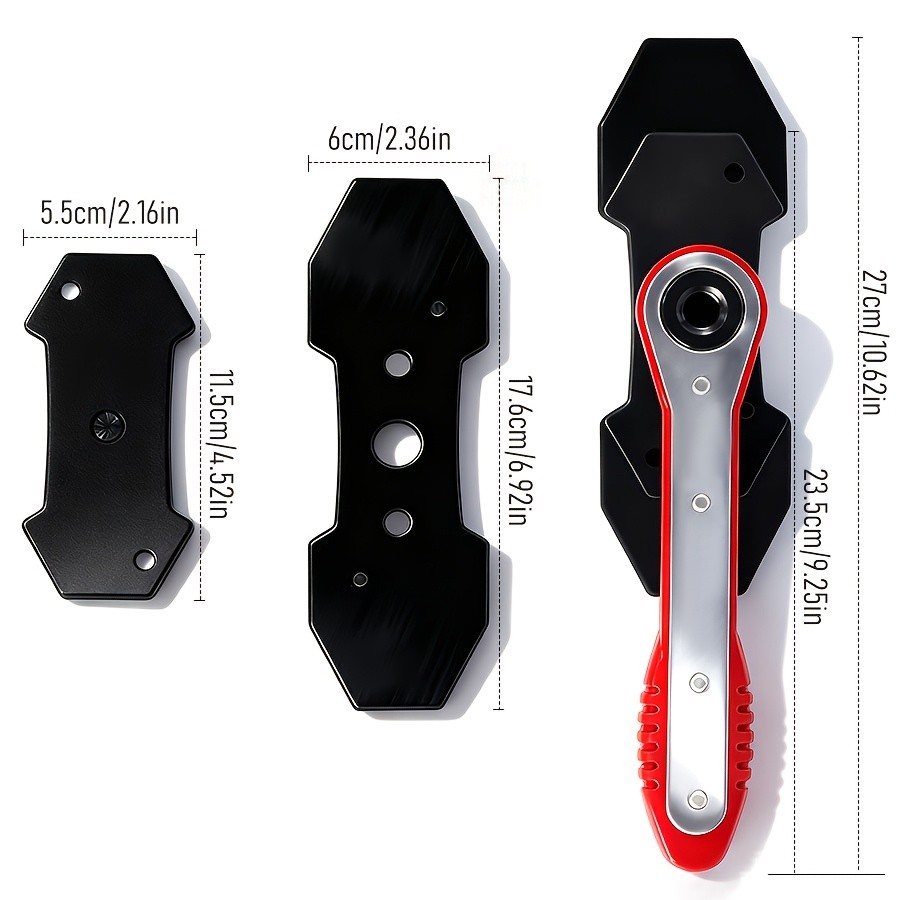 360-degree rotating ratchet brake caliper compression tool