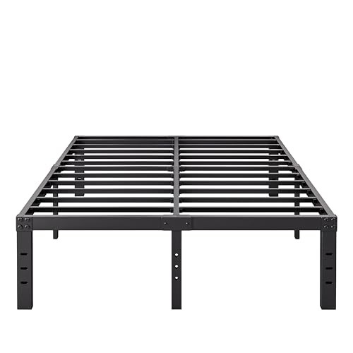 Queen Bed Frame No Box Spring Needed, Metal Queen (U.S. Standard) 14 Inch