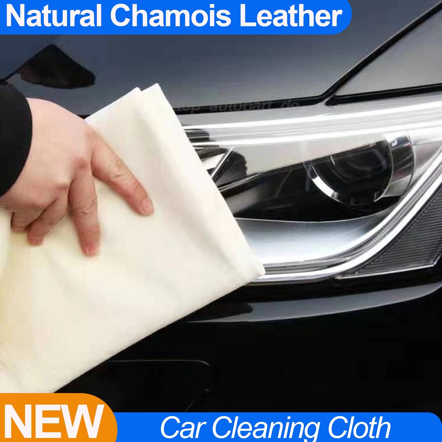 Natural Chamois Leather Car Cleaning Cloth Washing Absorbent Drying Shammy Towel