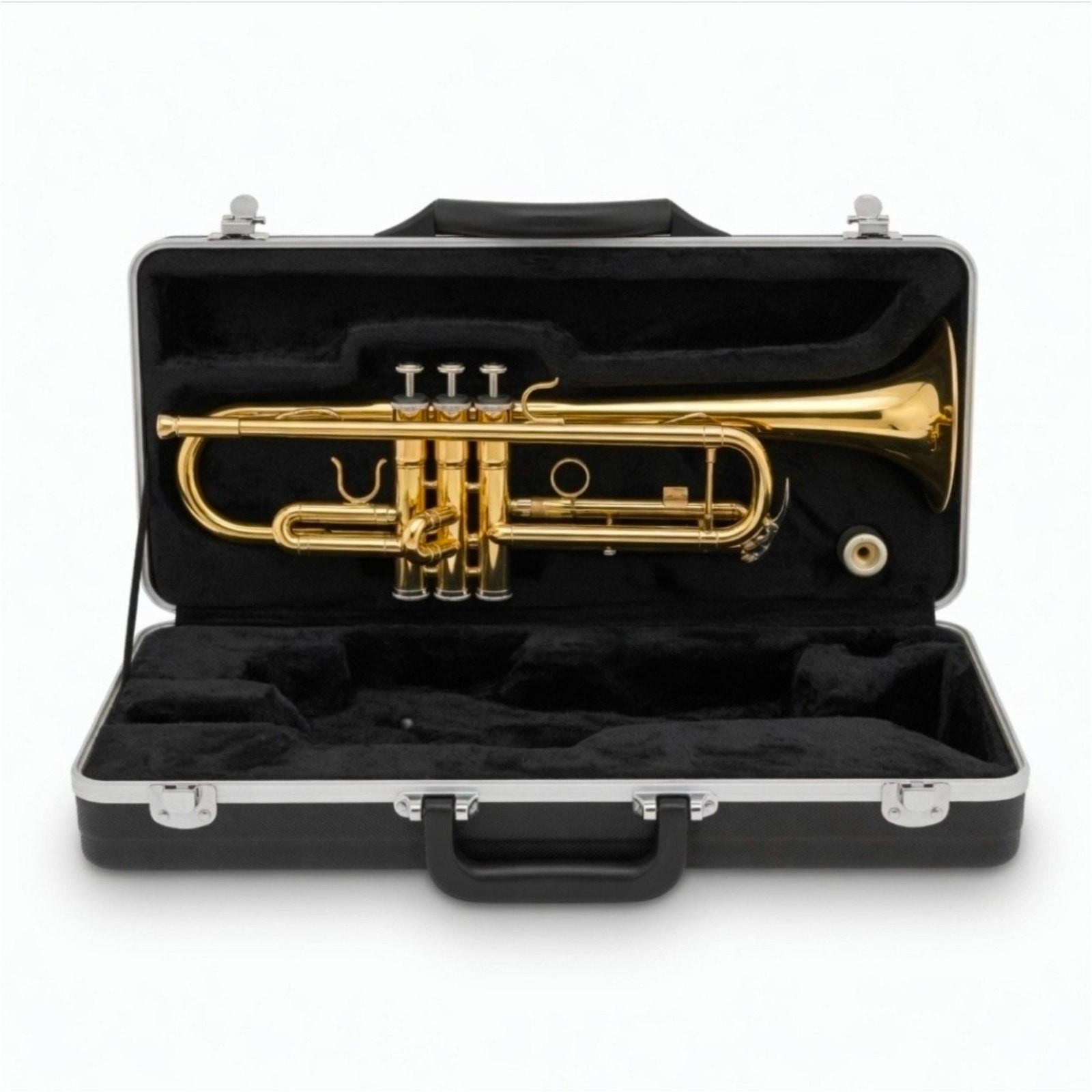 Lauren LTR100 Student Bb Trumpet w/ Hard Case & 7C Mouthpiece – Beginner Brass
