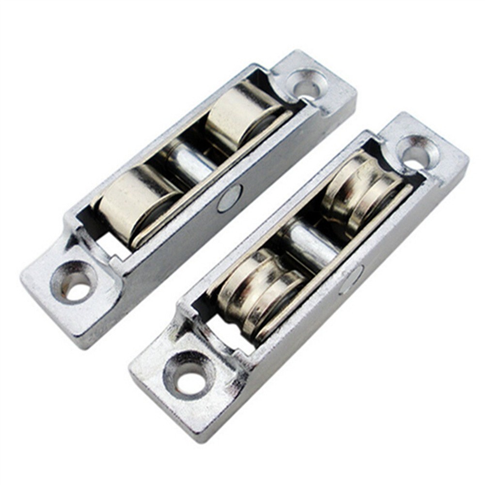 Slot/Flat Wheel 88 Tyle Sliding DoorCasement Pulley Stainless-Steel Frame Copper
