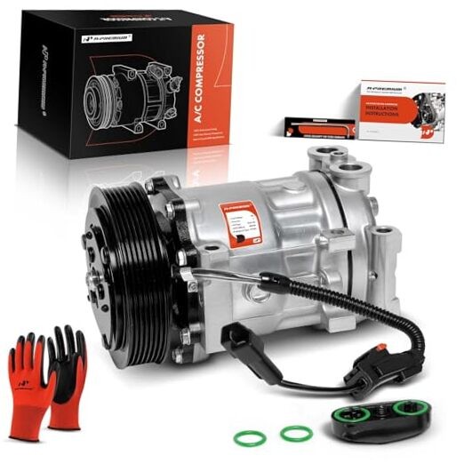 Air Conditioner AC Compressor with Clutch Compatible with Dodge Dakota