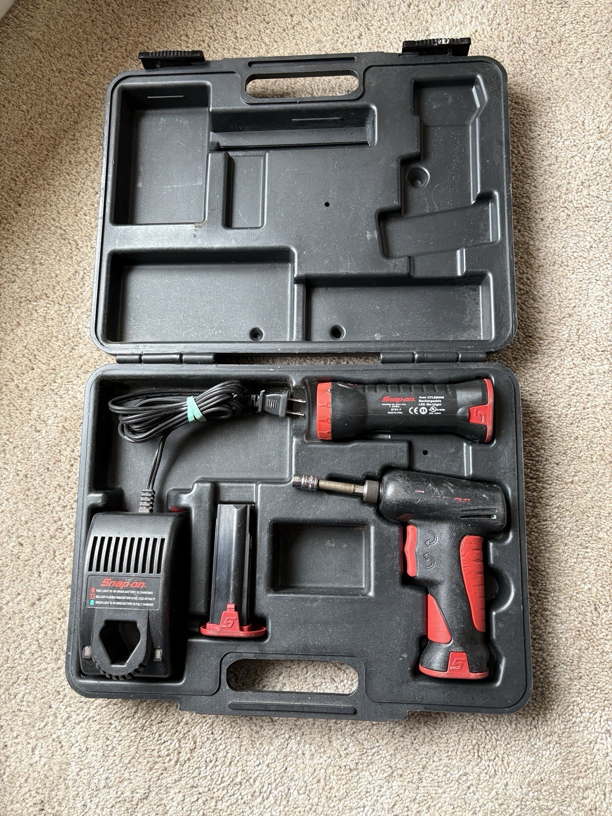 Snap On Tools Cordless Screwdriver Cts561 W Case N Flashlight