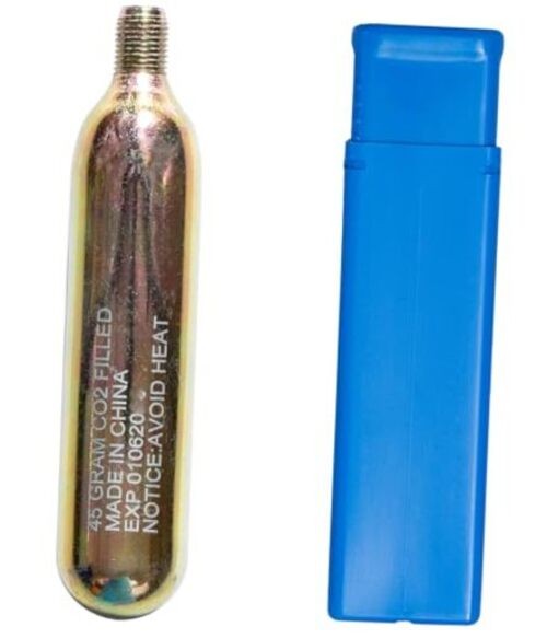 45g (60cc) CO2 Kit Cartridge Cylinder with 1/2-inch Thread for Motorcycle