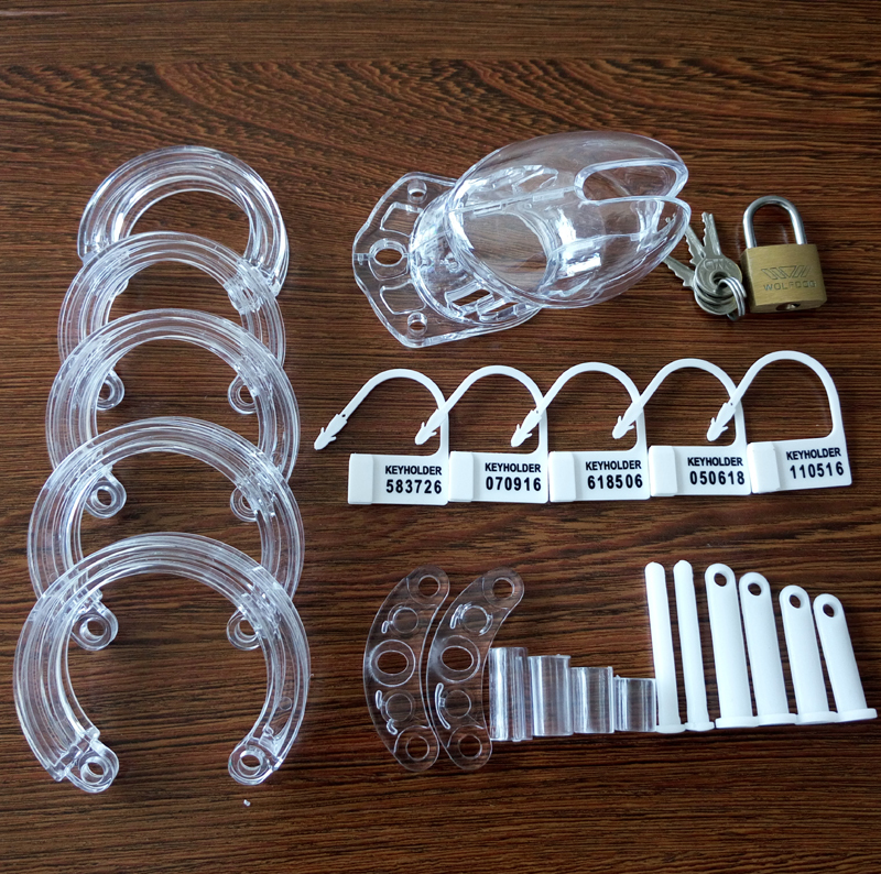 Original CB-6000S 2 1/2" Cock Cage Lock Set Penis Chastity Cage, Same Day Ship