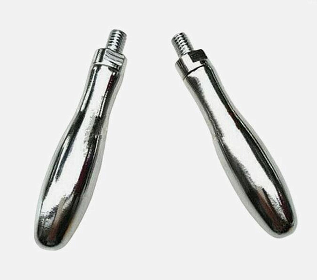 2x Milling Machine Part Self Turning Handle Grip 3/8" Thread CNC Mill Bridgeport