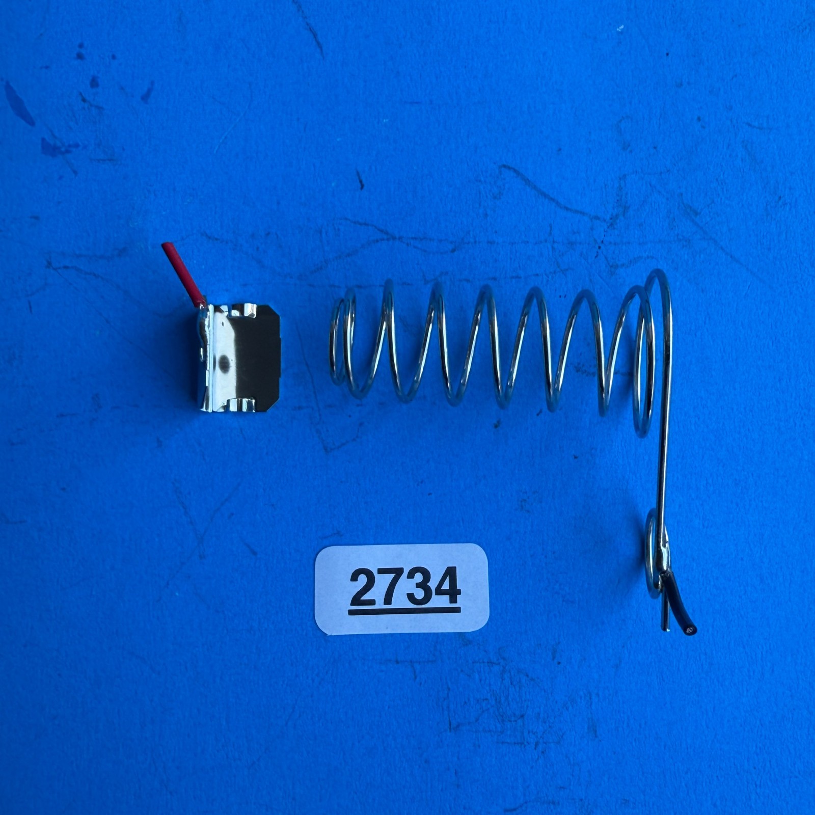 [FRS] YAMAHA PSR-75 Keyboard Replacement Part: Battery Spring & Plate Contacts