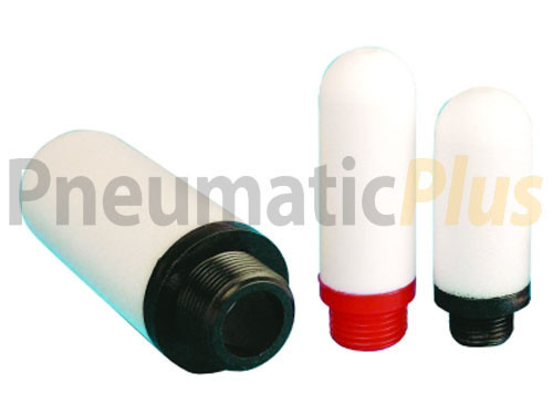 10 x Pneumatic Exhaust Muffler Silencer Polyethylene Standard Flow 70um 1/8" NPT