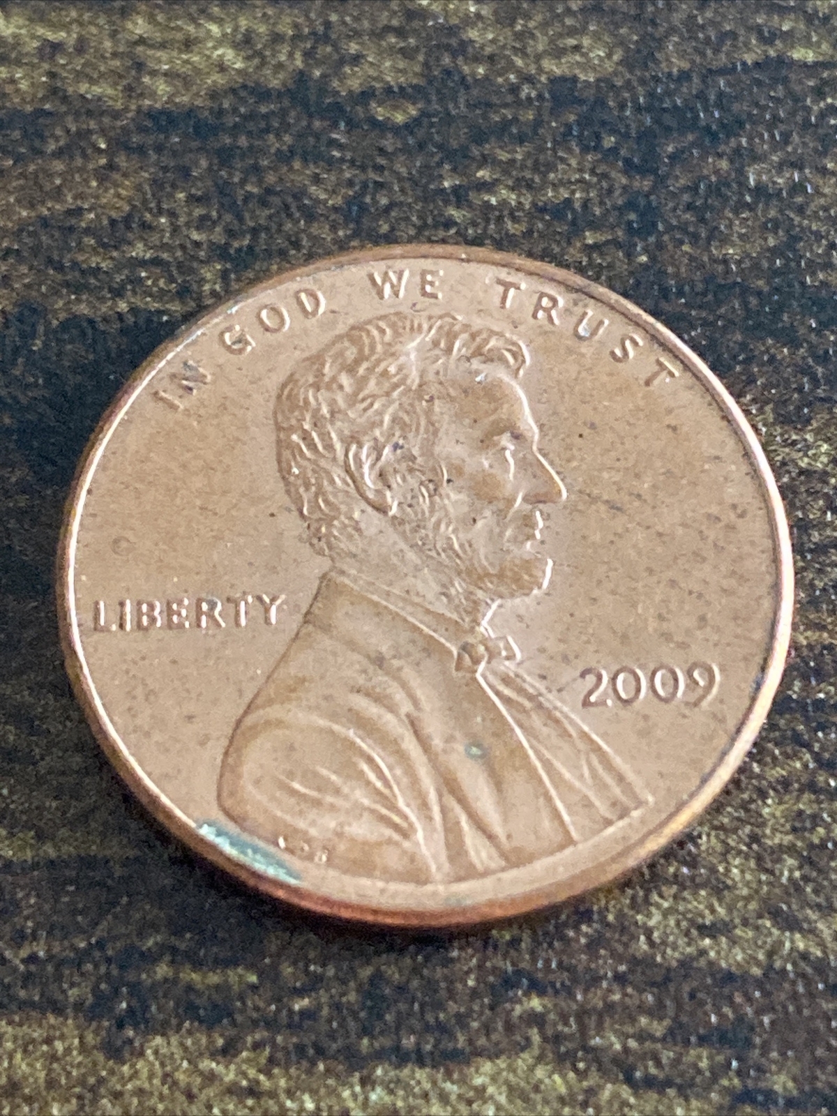 2009 Lincoln Formative Years Splitter Cent (Red) Actual Coin TK1507*