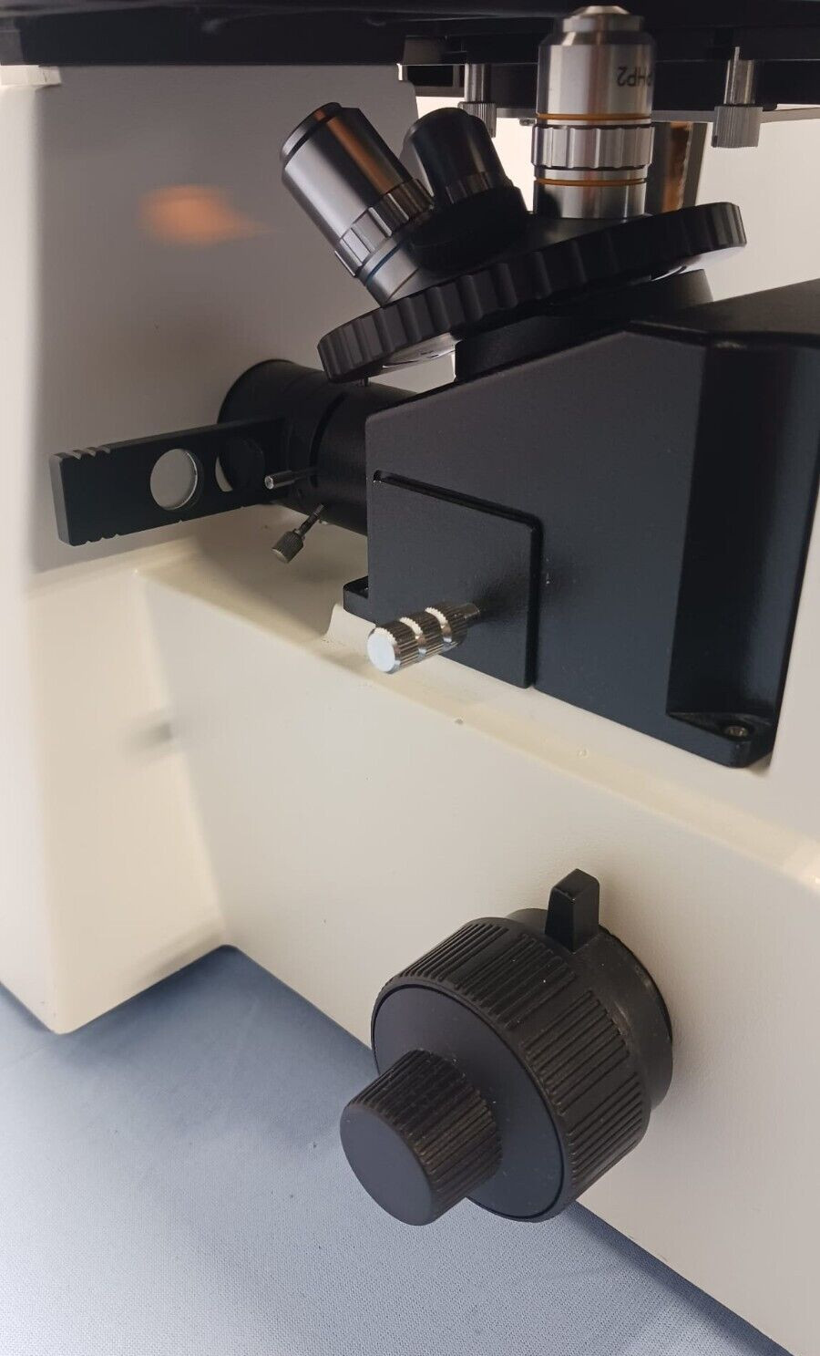 Jenco Binocular Inverted Compound Microscope w/ 10X 25X 40X Objective Lens