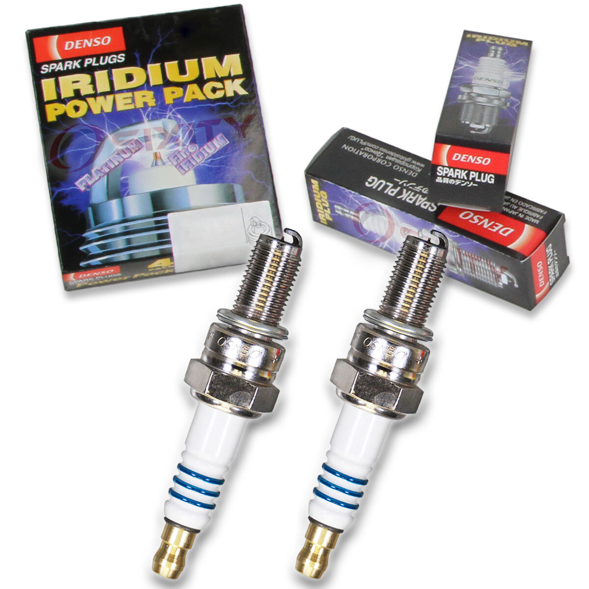 2 pc Denso Iridium Power Spark Plug for Suzuki DL1000 V-Strom 2002-2007 Tune ni