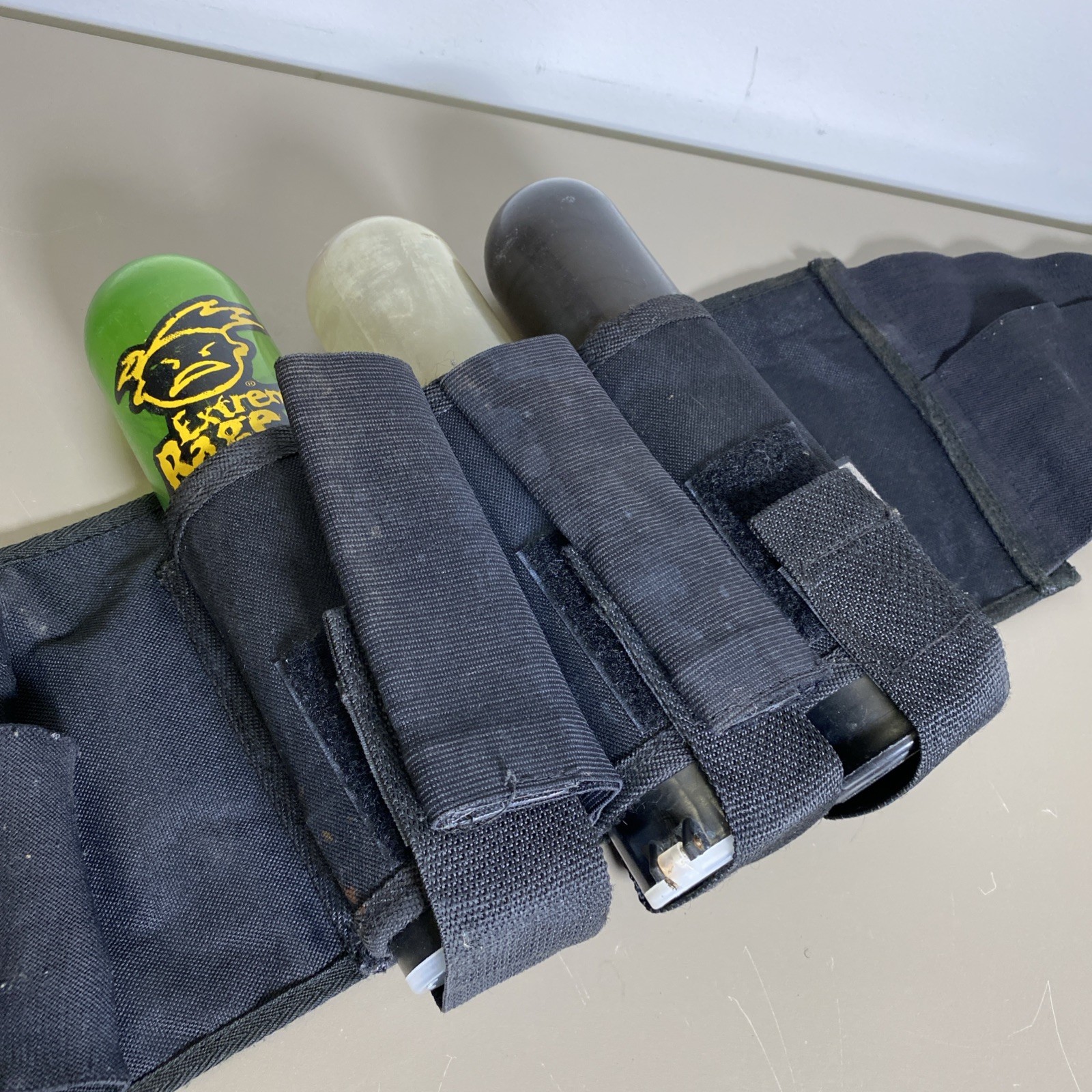 EXTREME RAGE Paintball Pod Pack 3+2 5 Elastic Back Brace