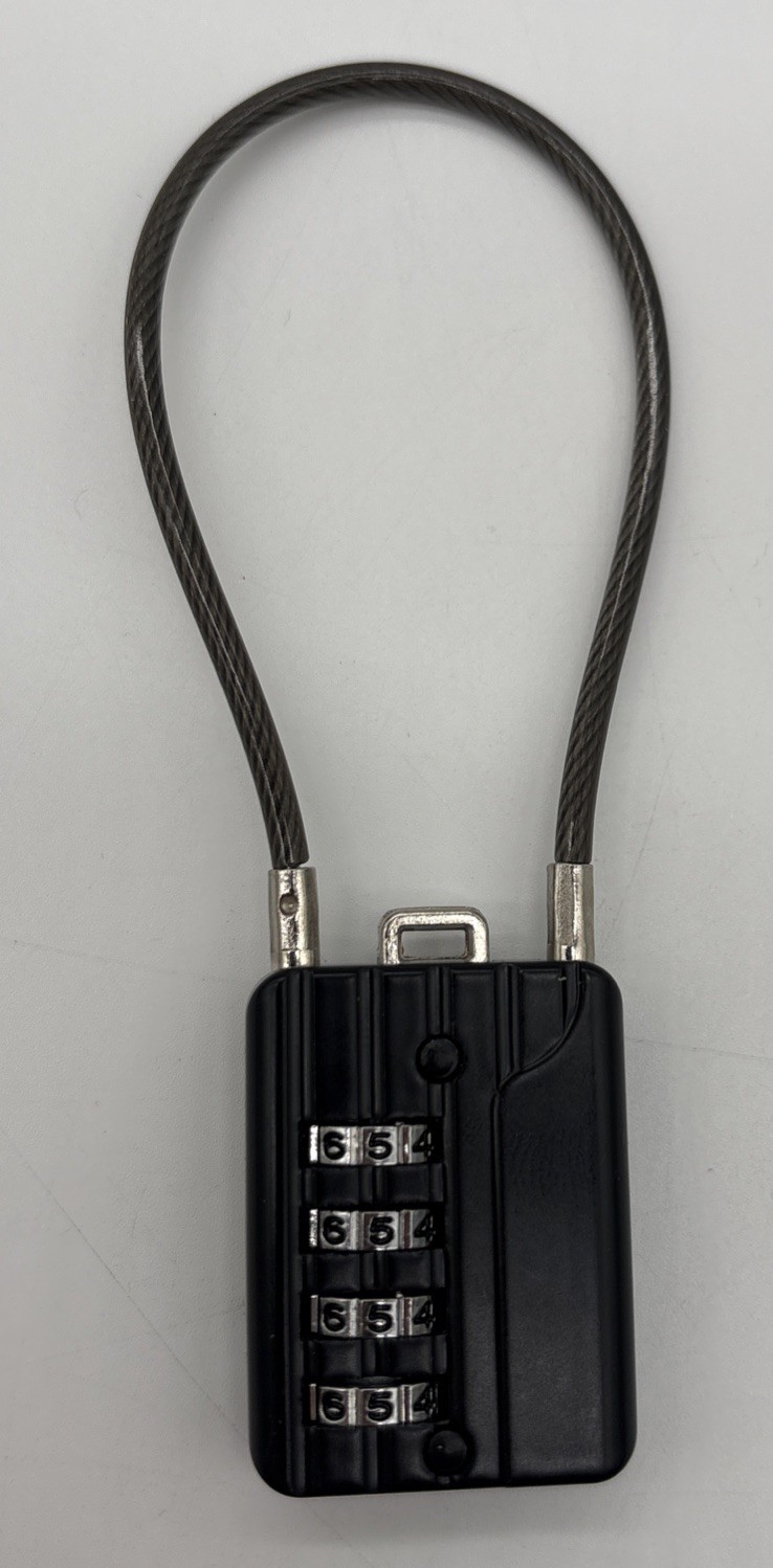 Combination Padlock 4 Digit, 30mm 1-3/16" Width Resettable New