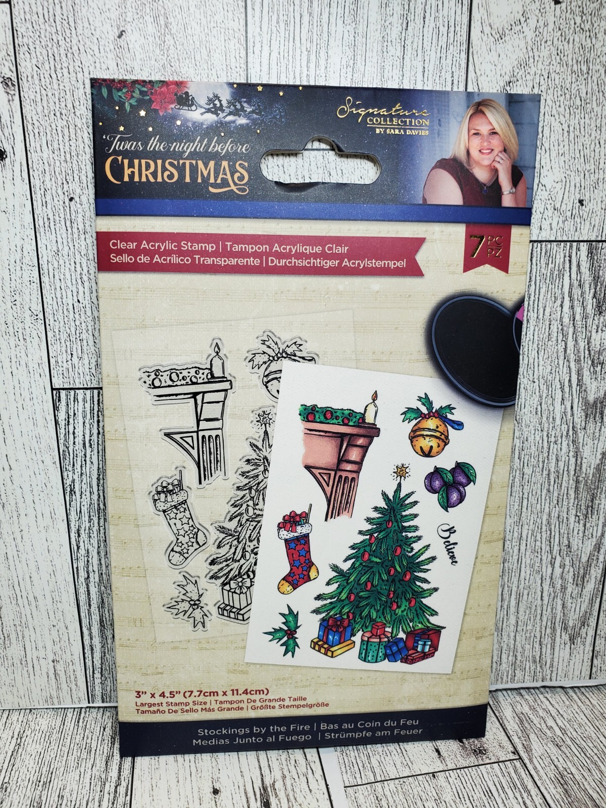 CCH3 Crafters Companion Twas the Night Before Christmas Stockings by Fire Stamps