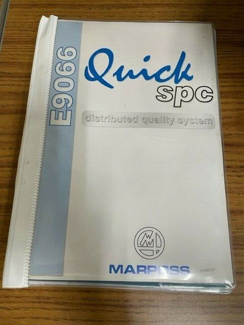 Marposs CM09A01U33 E9066 Quick SPC Distributed System Software