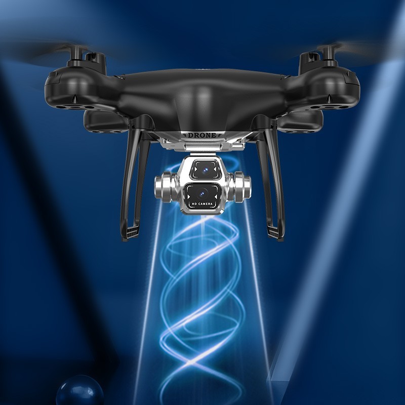 CS8 Drone with Screen Remote Control, Electric Adjustment Dual Camera, Optical