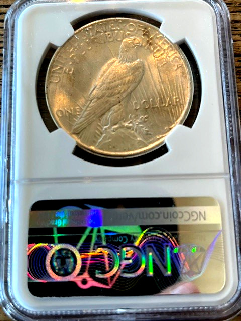 1925P Peace Dollar NGC MS 65