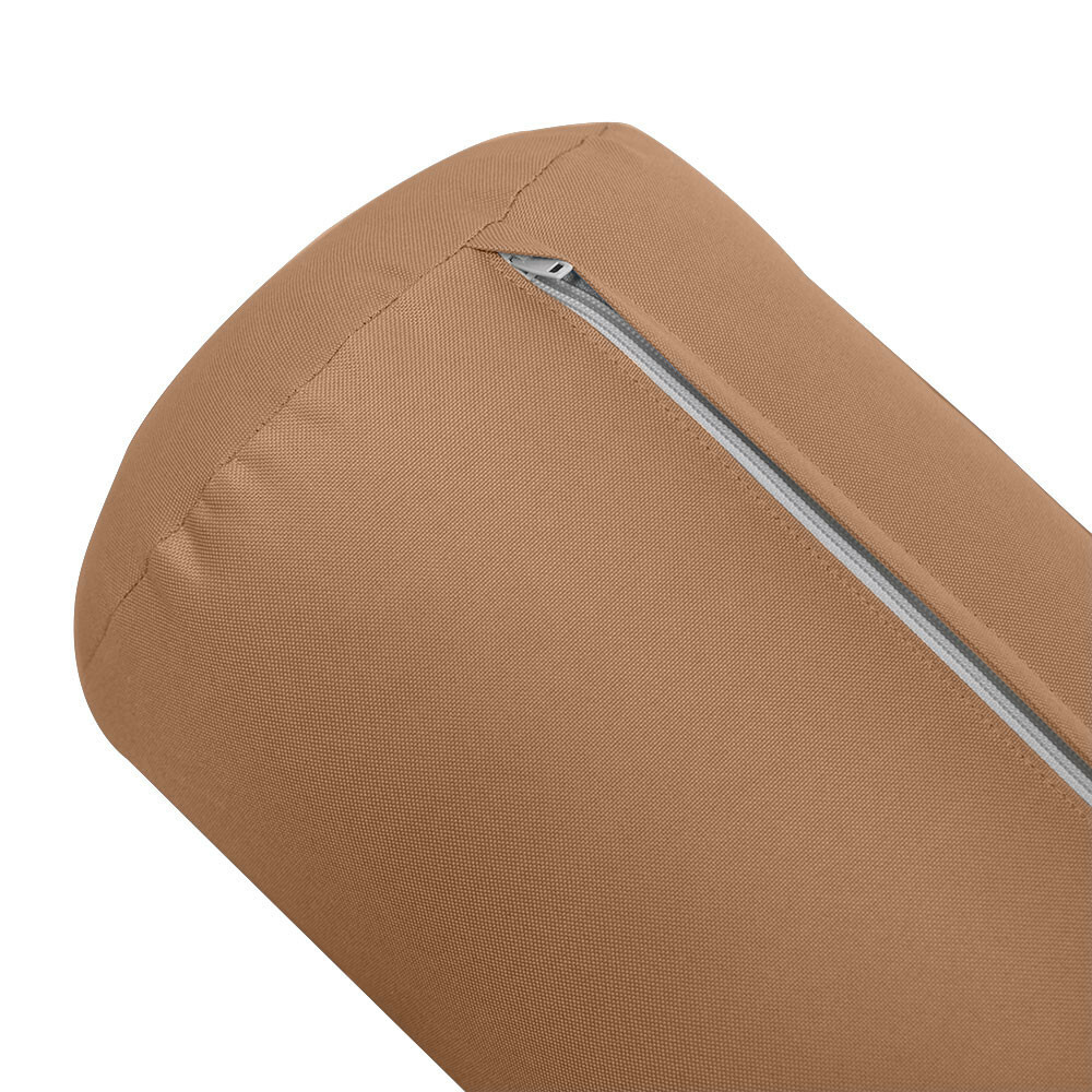 *COVER ONLY*-Style 1 Outdoor Bolster Back Pillow Slipcover Knife Edge Full-AD104