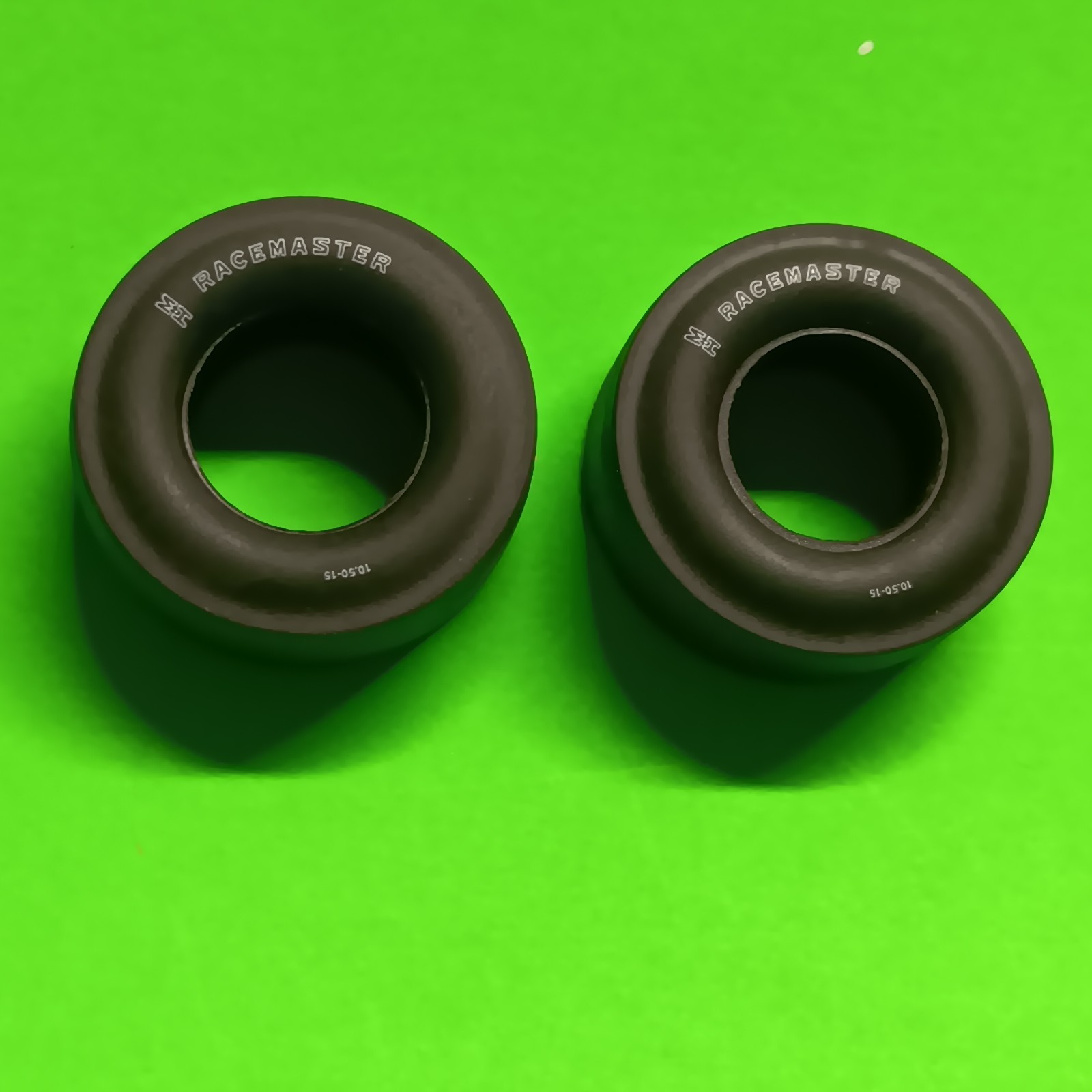 M&H Racemaster Slicks Tires Pad Printed 10.50.15 Drag 1972 GMC Jimmy 1/25 AMT